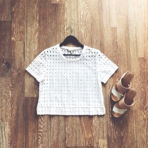 Banana Republic Eyelet CottonTop